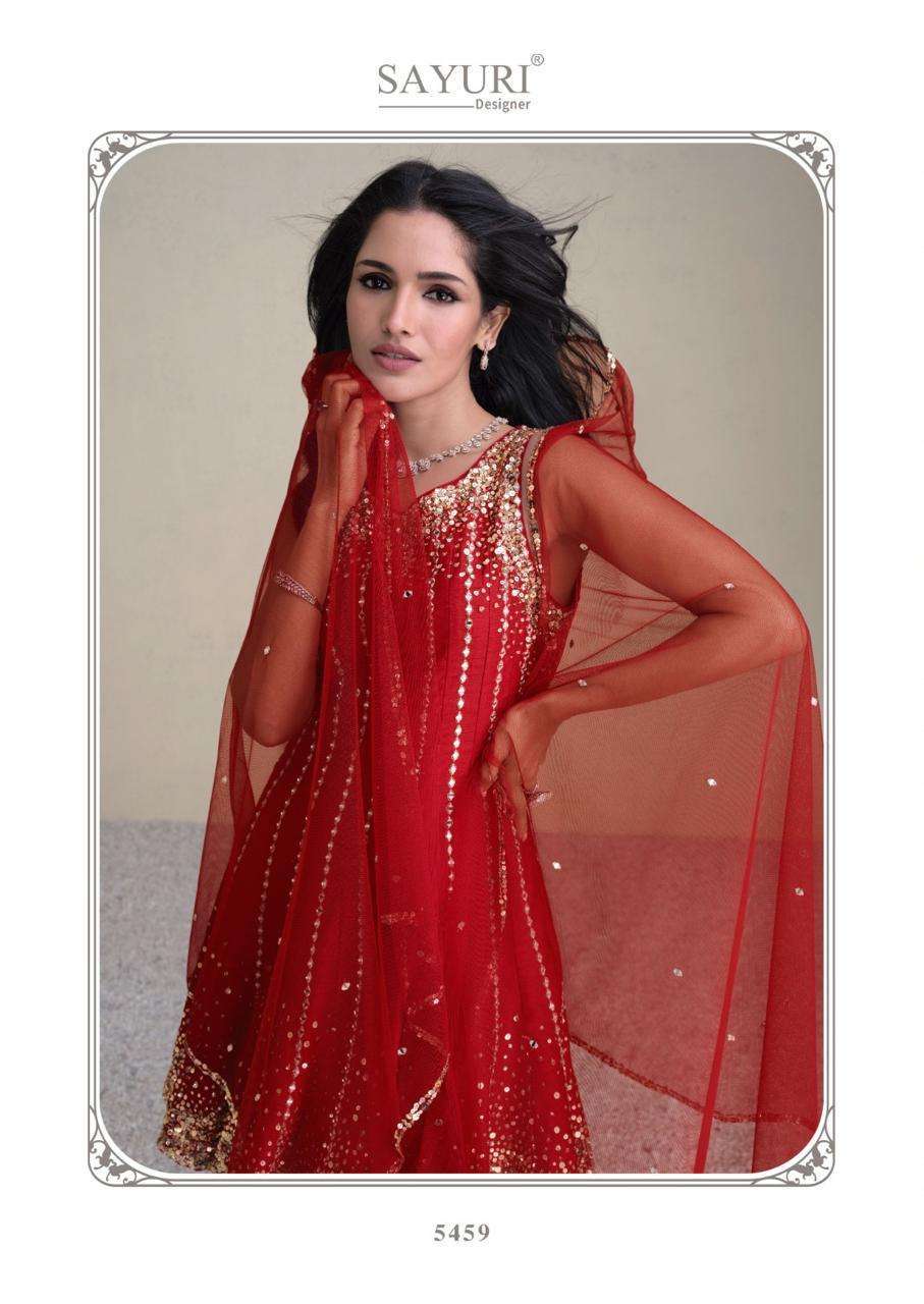 jashn by sayuri designer premium silk heavy embroidered party wear catalogue surat
