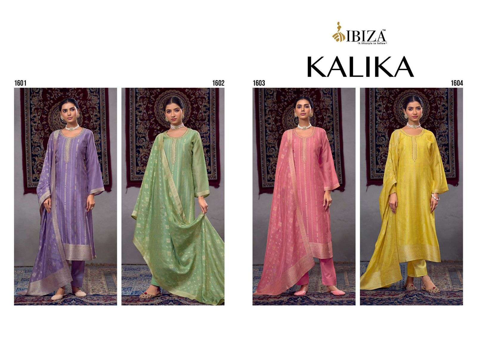 kaliki by ibiza colors exclusive designer casual wear salwar suit supplier surat
