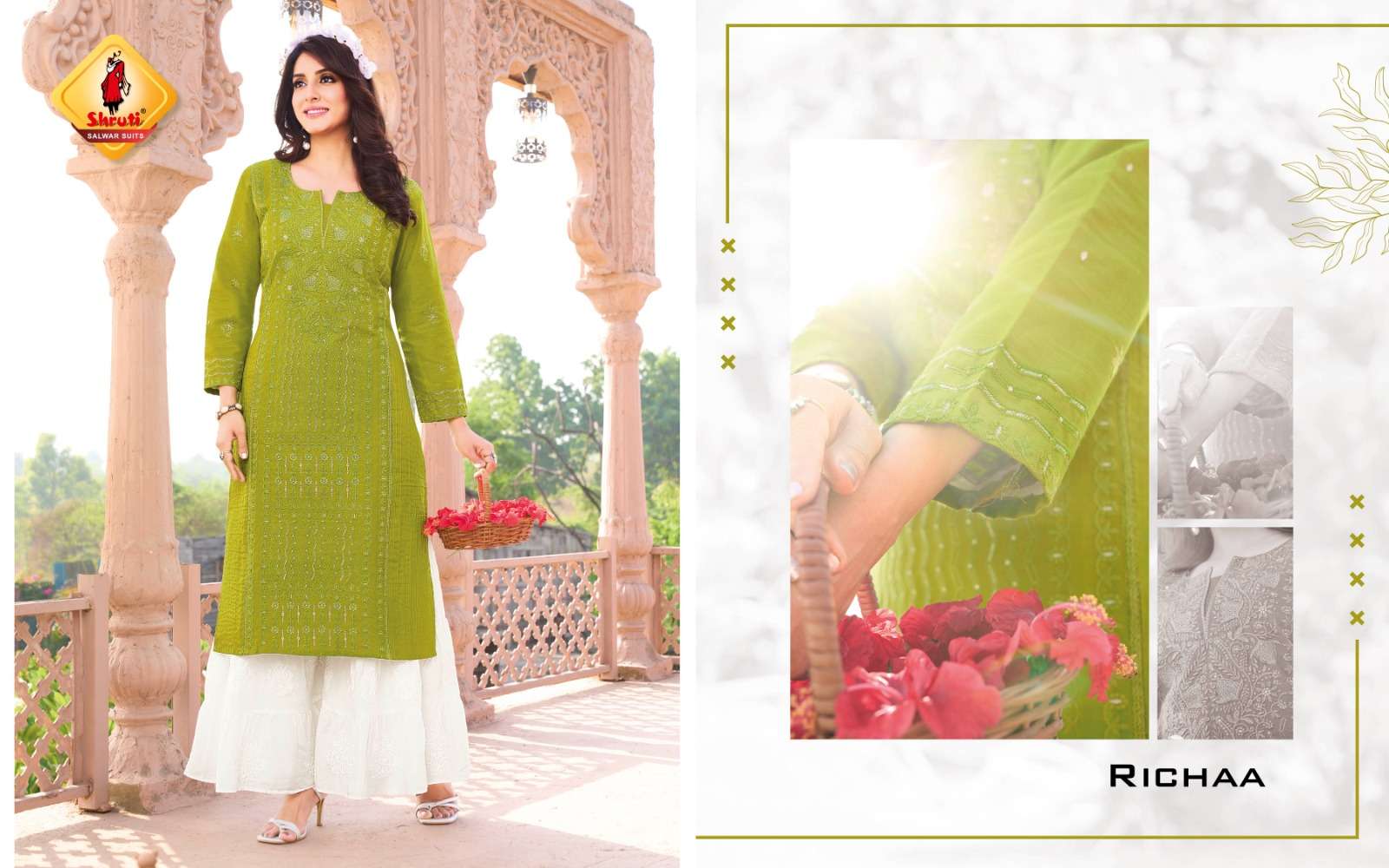 kkashish vol-35 by shruti colors latest designer party wear kurti online dealer surat