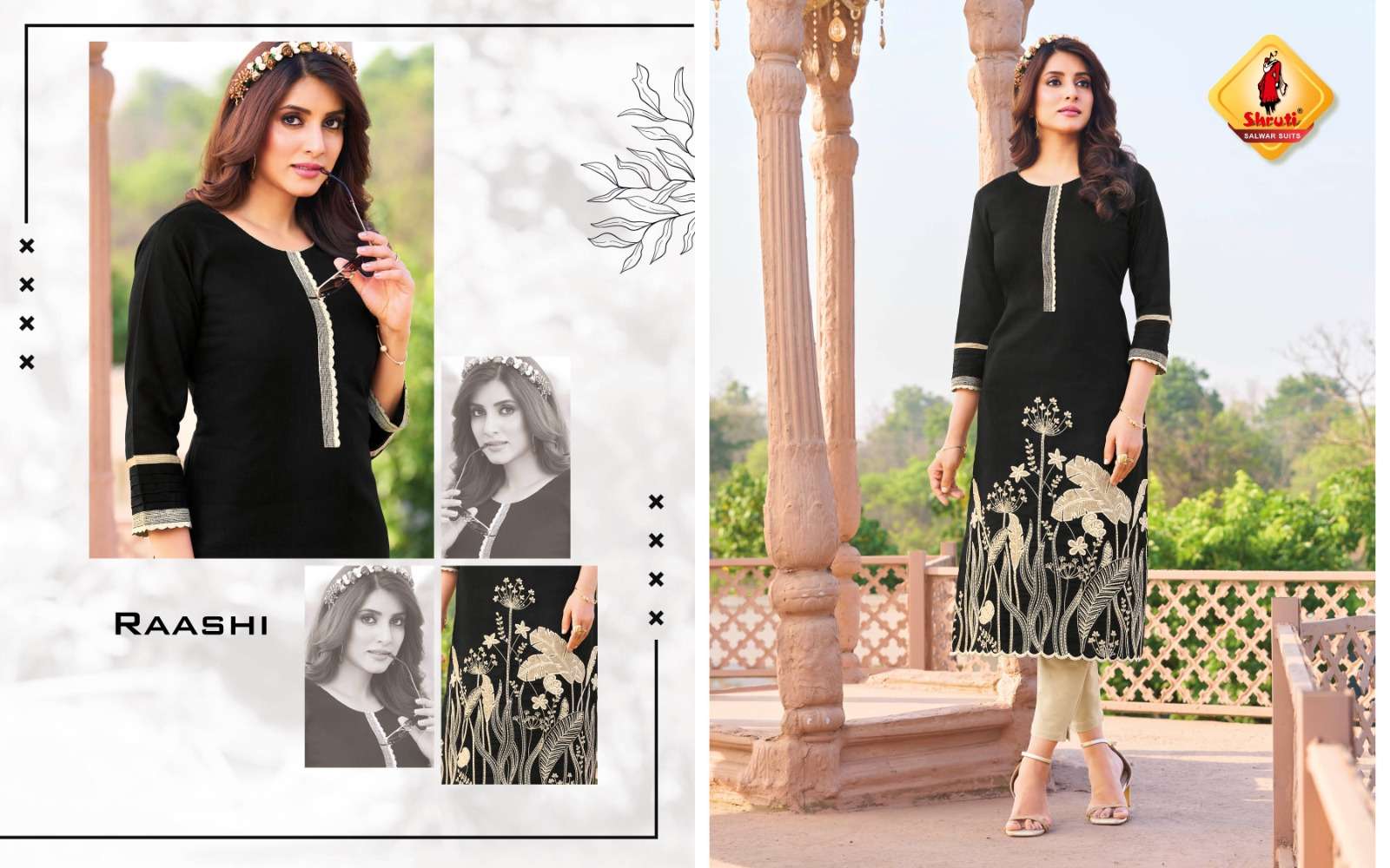 kkashish vol-35 by shruti colors latest designer party wear kurti online dealer surat