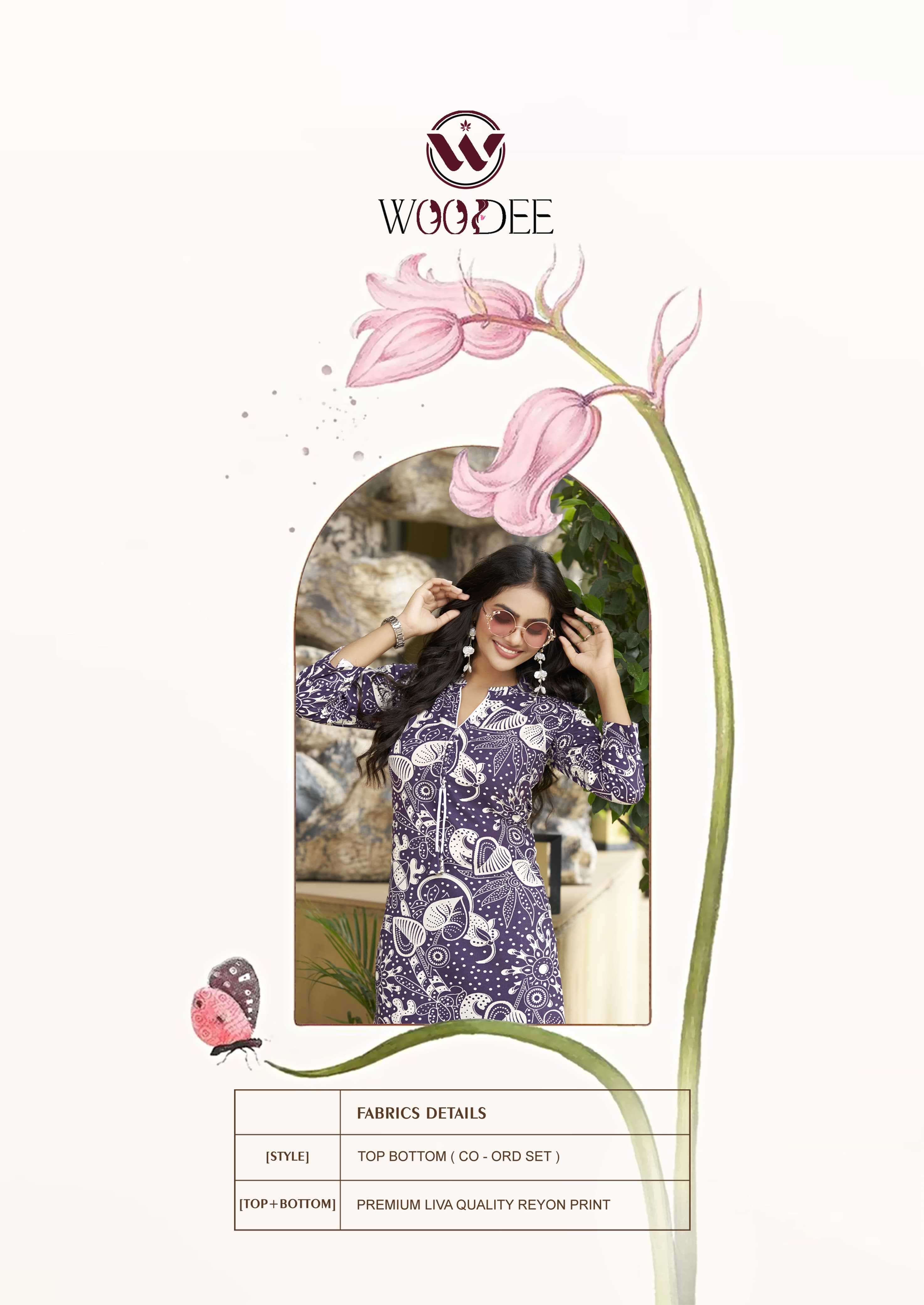 moksha vol-2 by woodee 2001-2006 series latest designer rayon printed cord set supplier 