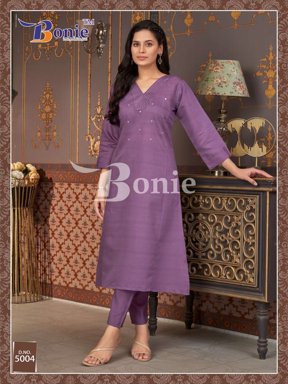 naina vol-5 by bonie colors latest designer party wear kurti exporter surat