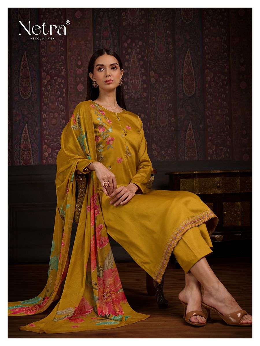 nena by netra colors latest designer party wear cotton salwar suit collection surat