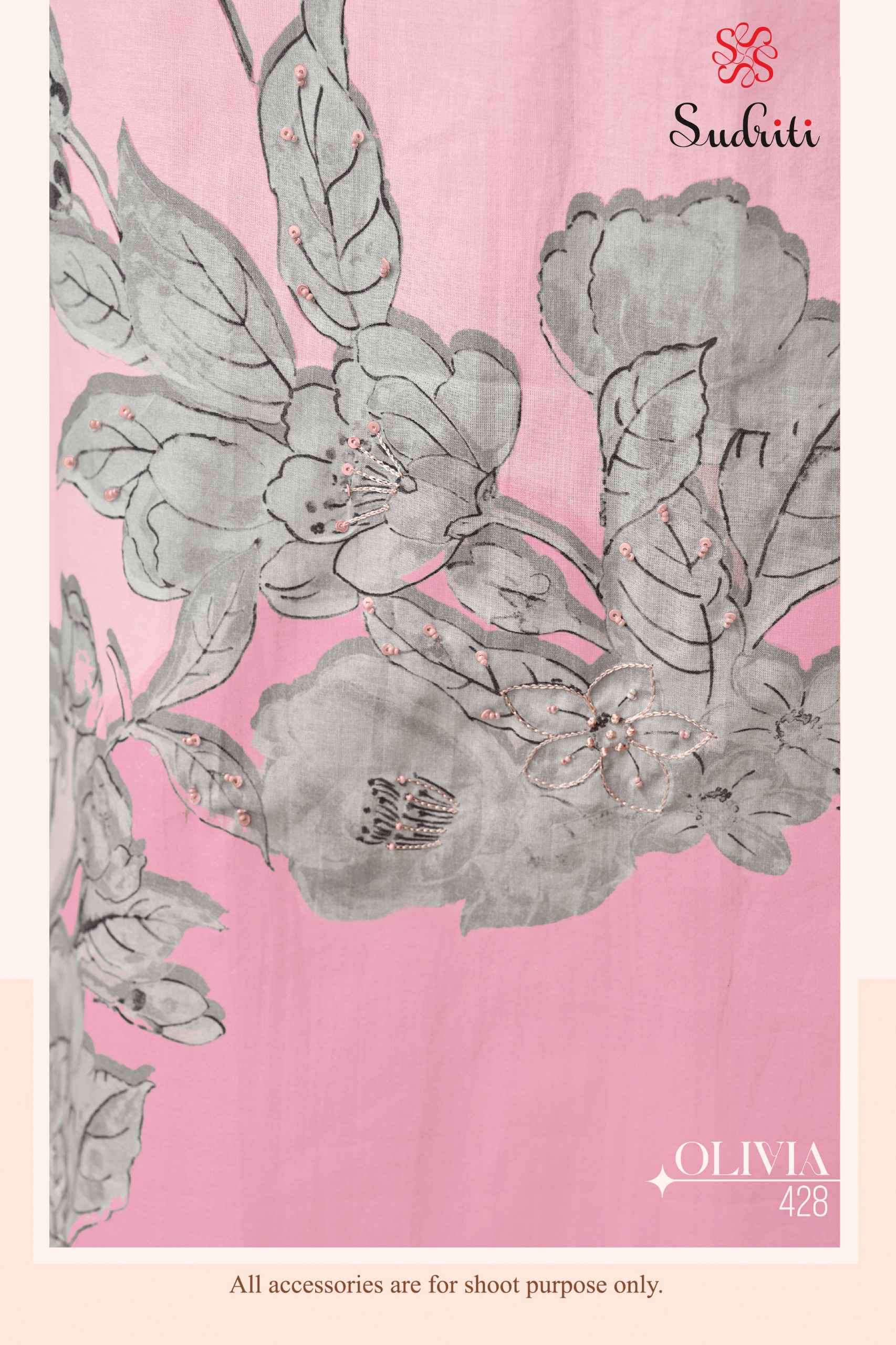 olivia by sudriti colors latest designer casual wear lawn cotton printed suit supplier 