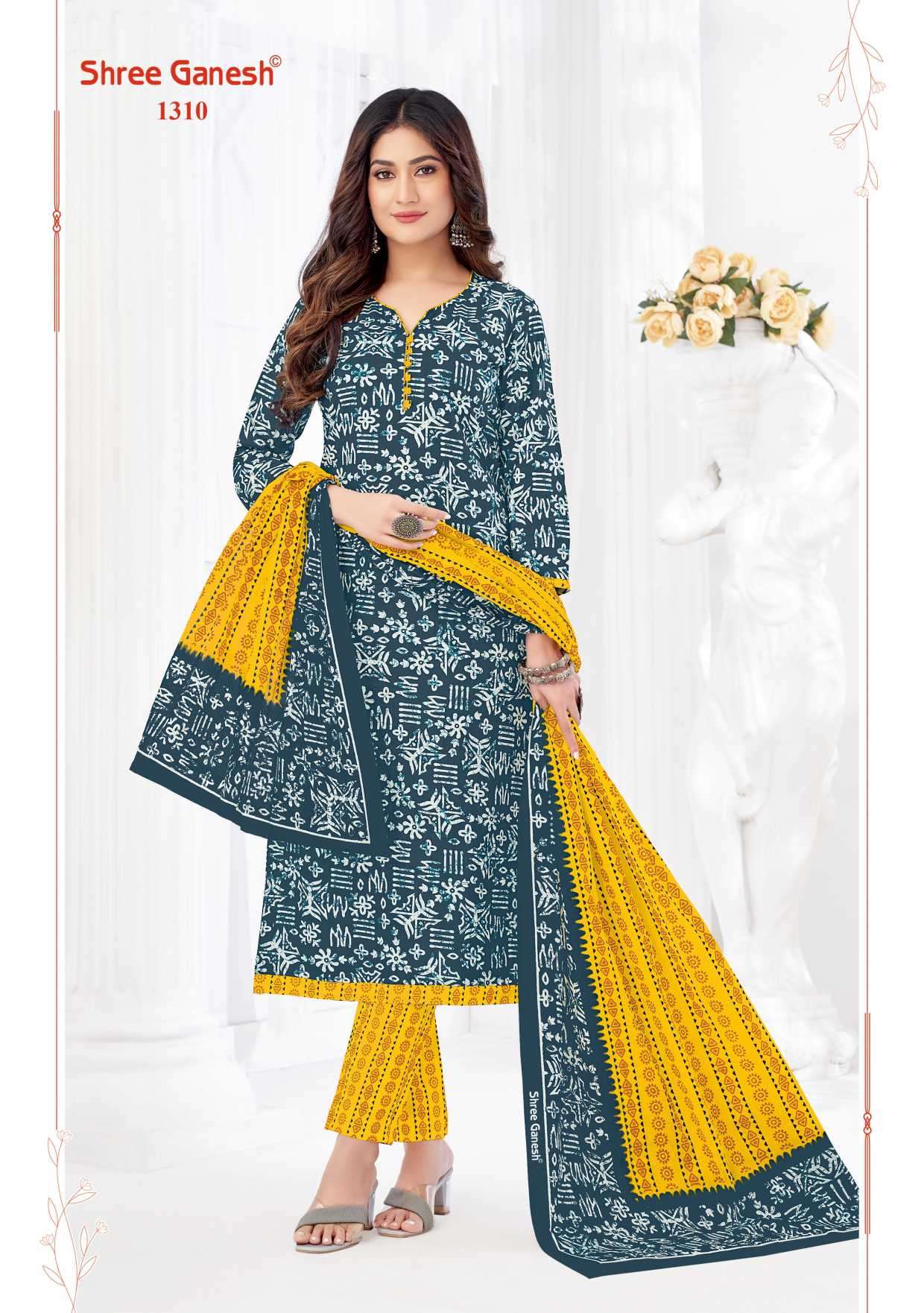 paridhan batik vol-3 by shree ganesh colors casual wear cotton readymade suit supplier surat