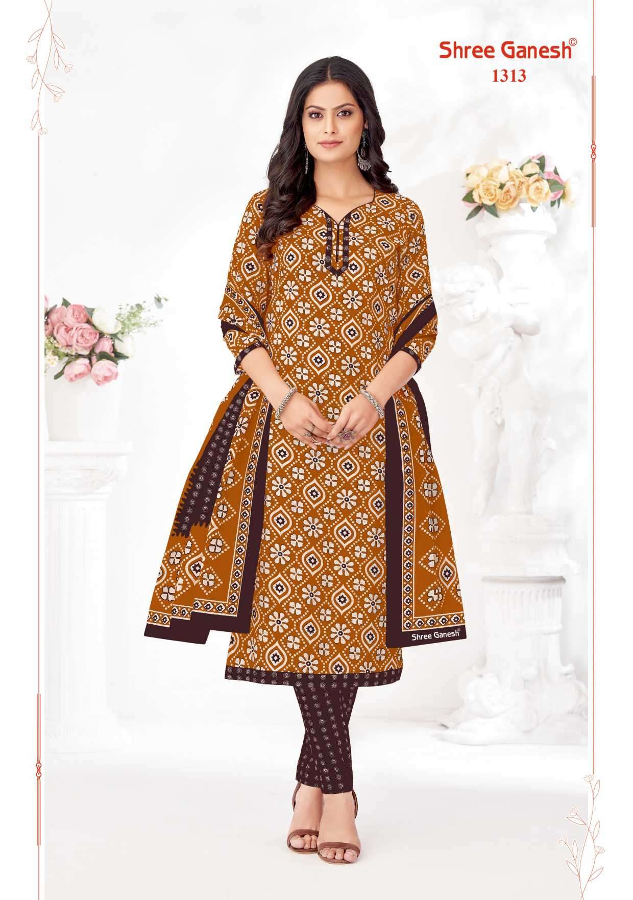 paridhan batik vol-3 by shree ganesh colors casual wear cotton readymade suit supplier surat