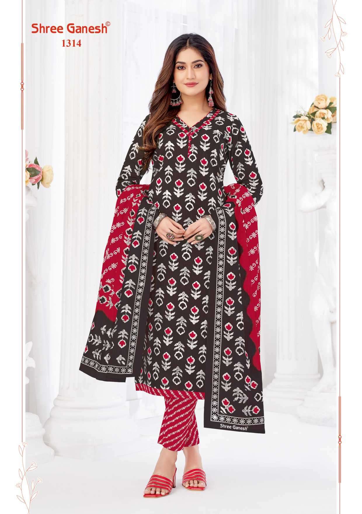 paridhan batik vol-3 by shree ganesh colors casual wear cotton readymade suit supplier surat