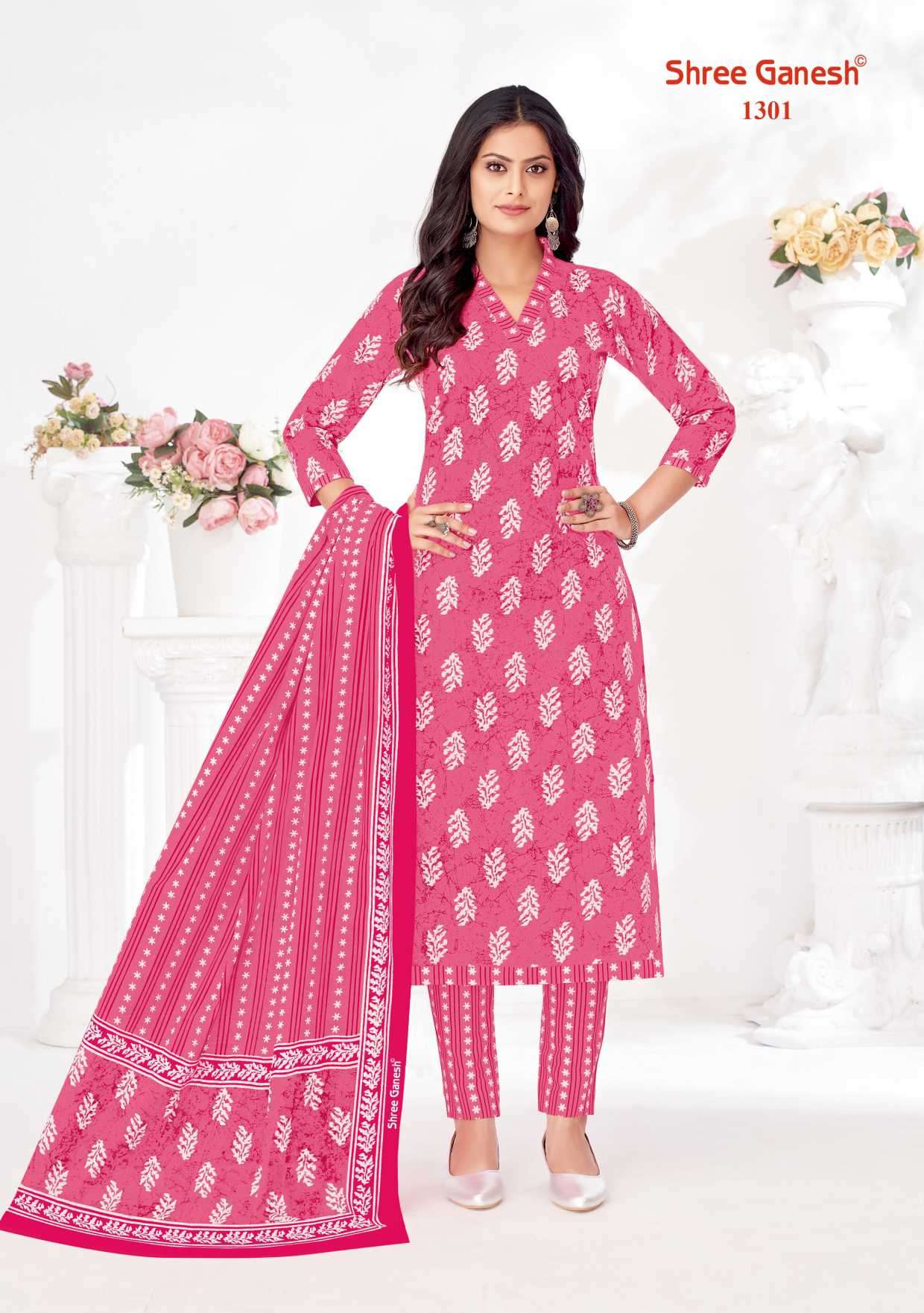 paridhan batik vol-3 by shree ganesh colors casual wear cotton readymade suit supplier surat