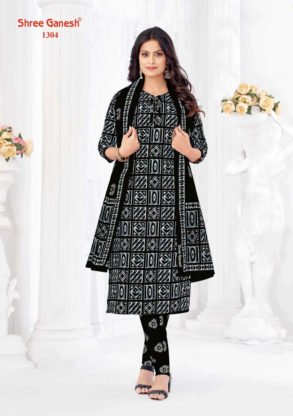 paridhan batik vol-3 by shree ganesh colors casual wear cotton readymade suit supplier surat