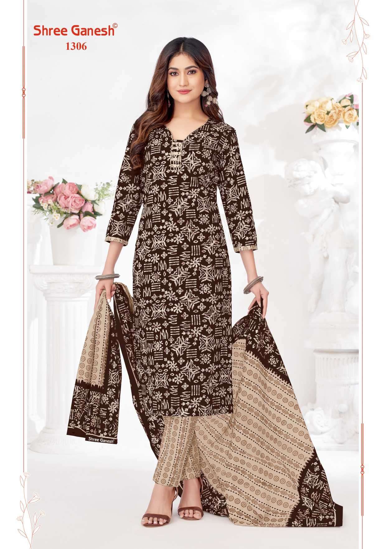 paridhan batik vol-3 by shree ganesh colors casual wear cotton readymade suit supplier surat