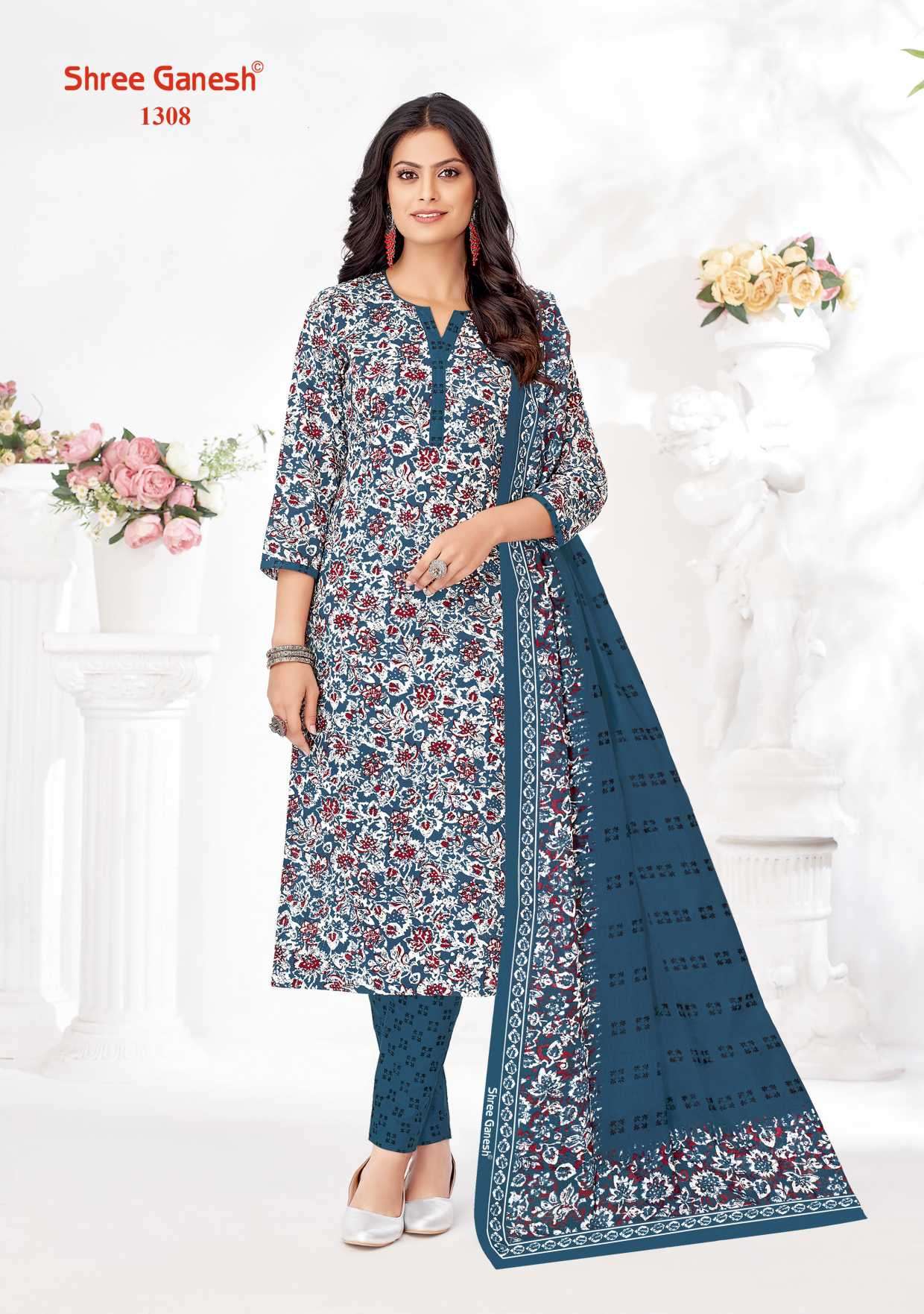 paridhan batik vol-3 by shree ganesh colors casual wear cotton readymade suit supplier surat