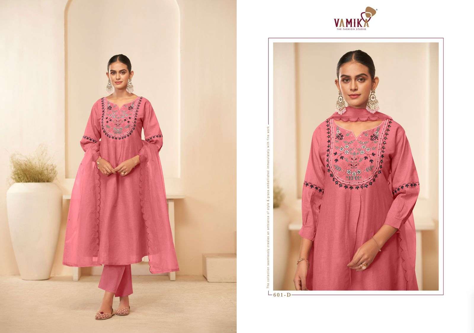 rasmalai vol-1 by vamika colors latest designer cotton summer wear salwar kameez supplier suat