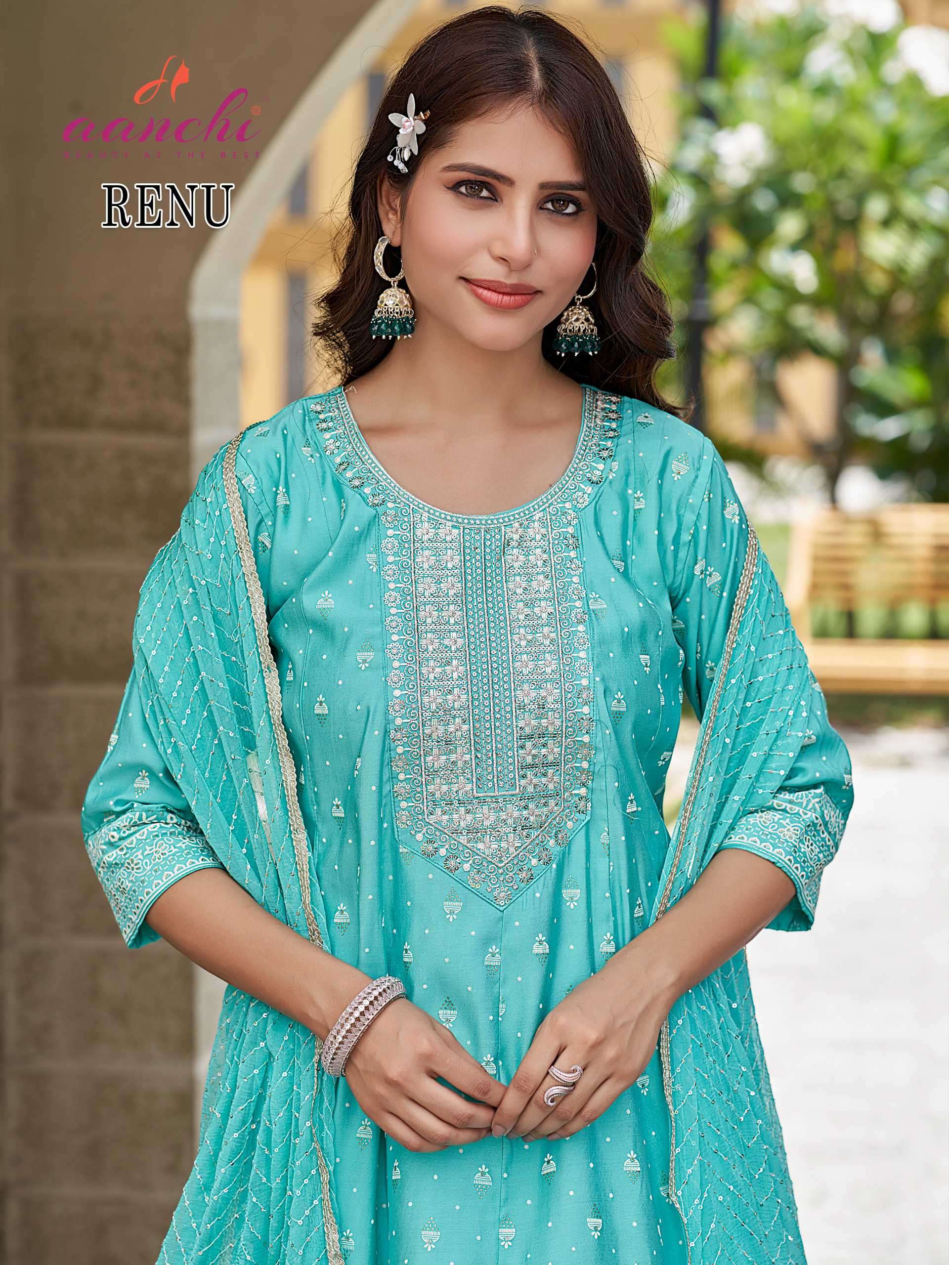renu by aanchi exclusive best designer casual wear readymade catalogue surat
