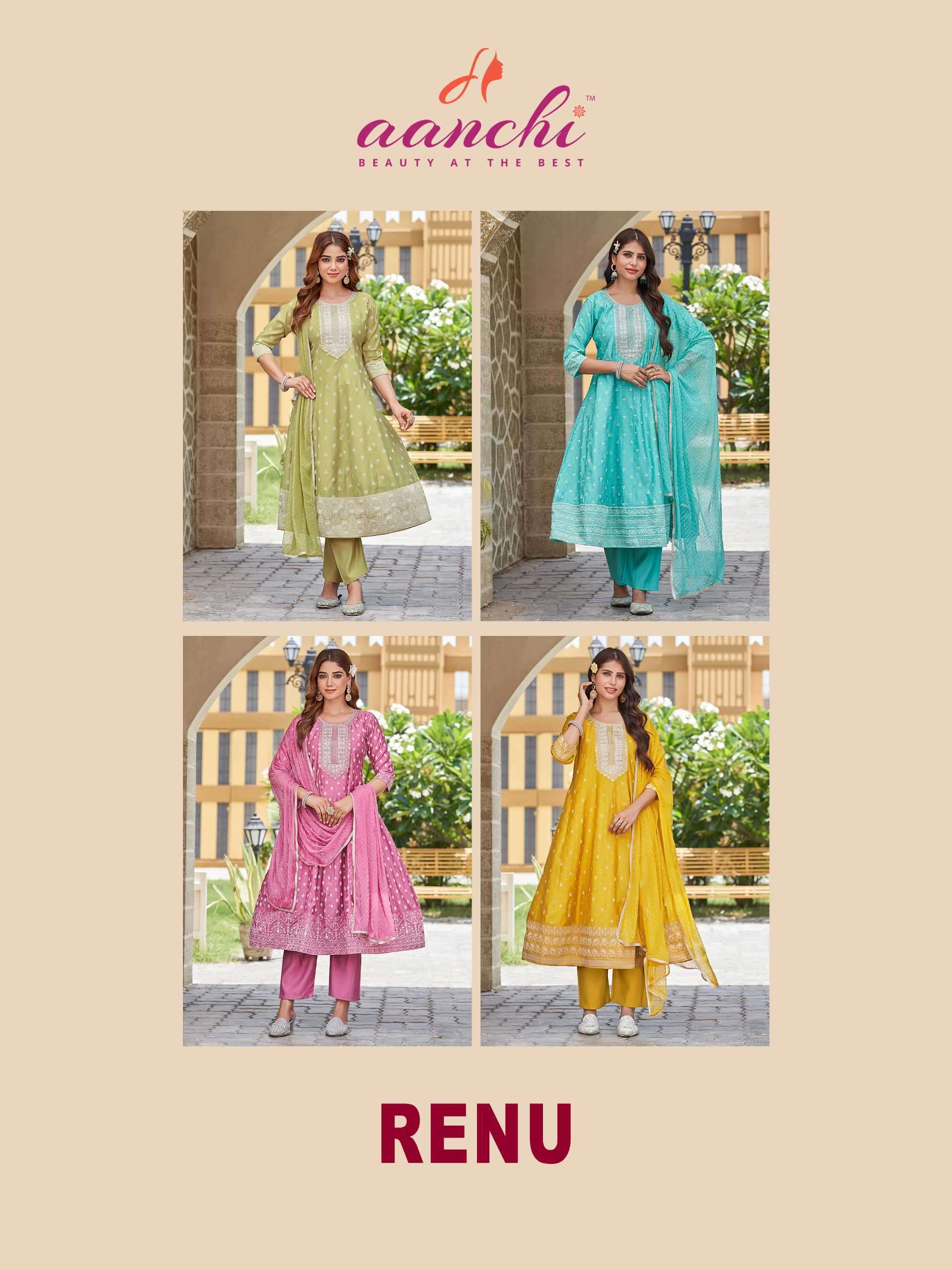 renu by aanchi exclusive best designer casual wear readymade catalogue surat