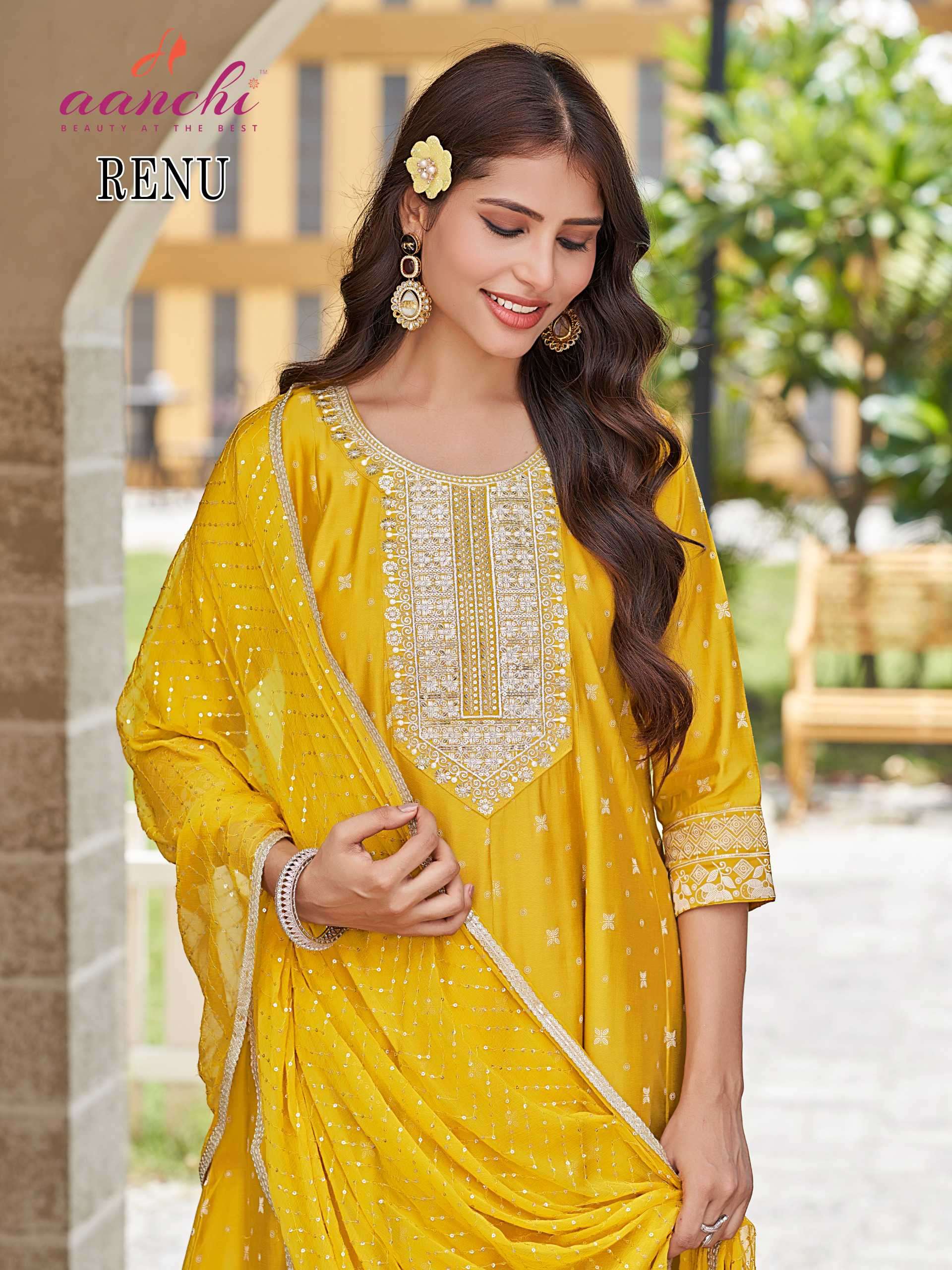 renu by aanchi exclusive best designer casual wear readymade catalogue surat