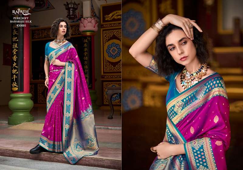 samruddhi silk by rajpath colors ready to wedding wear soft silk saree collection surat