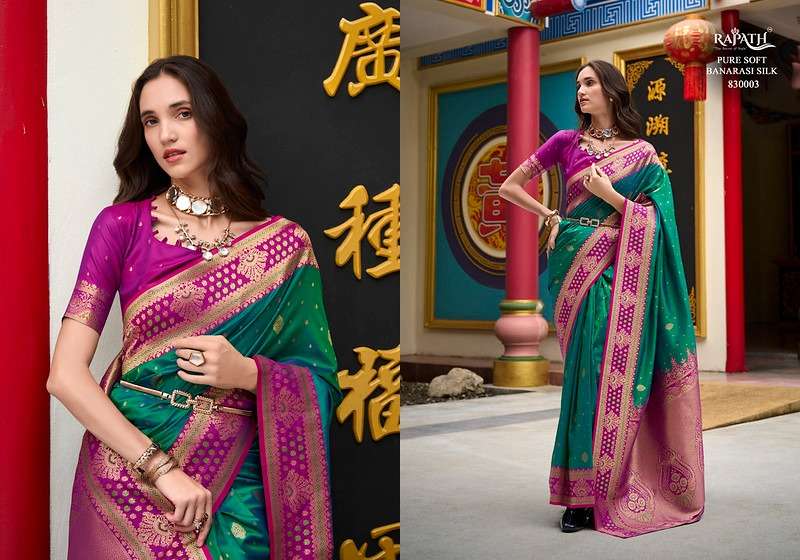 samruddhi silk by rajpath colors ready to wedding wear soft silk saree collection surat