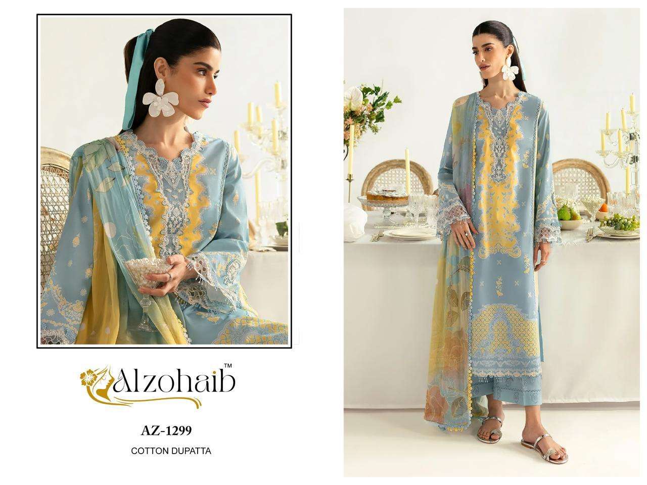 series by al zohaib colors embroidery patch work cotton pakistani wear suit supplier 