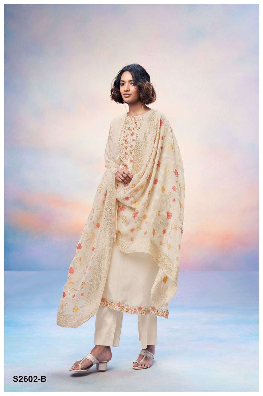 shruti 2602 by ganga colors best designer party wear salwar suit collection surat