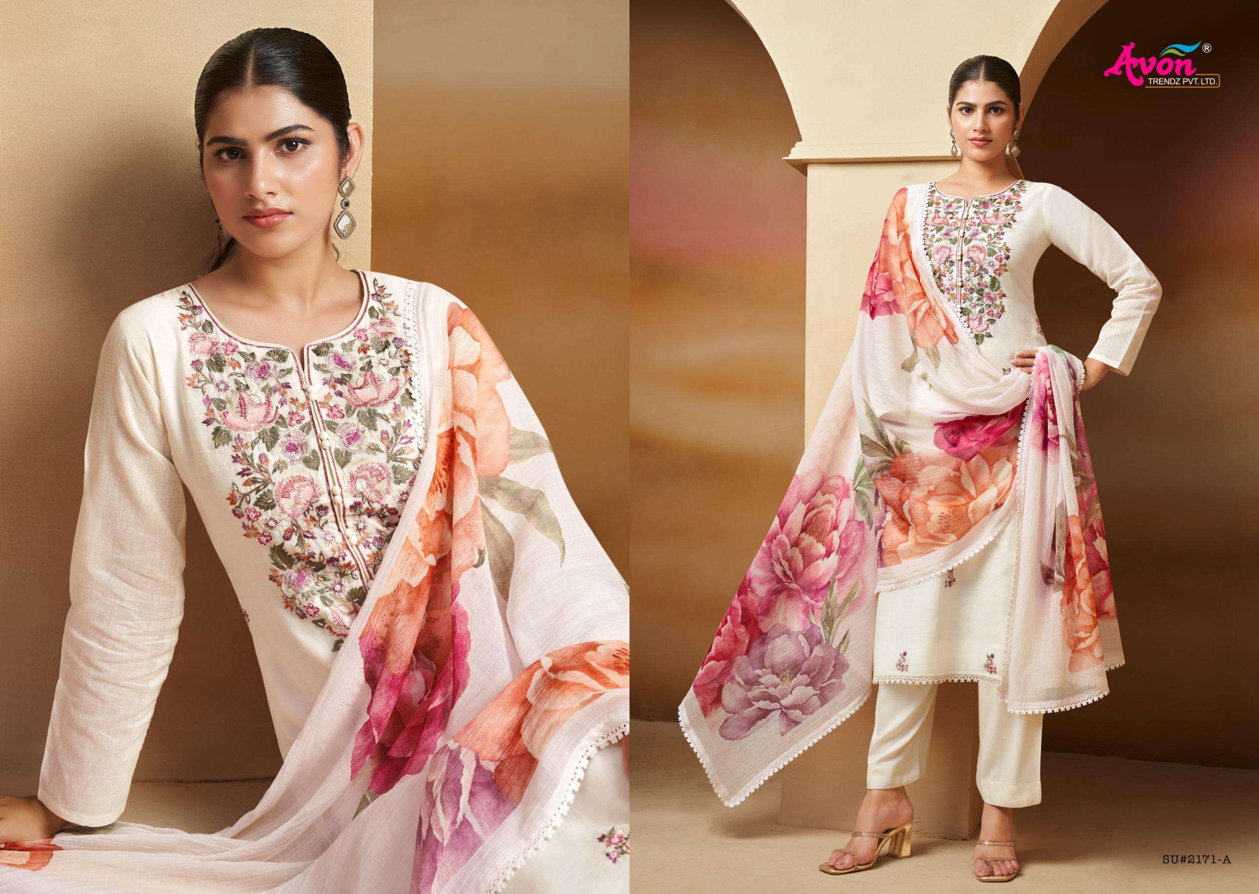 suhana by avon colors best designer party wear salwar suit collection surat