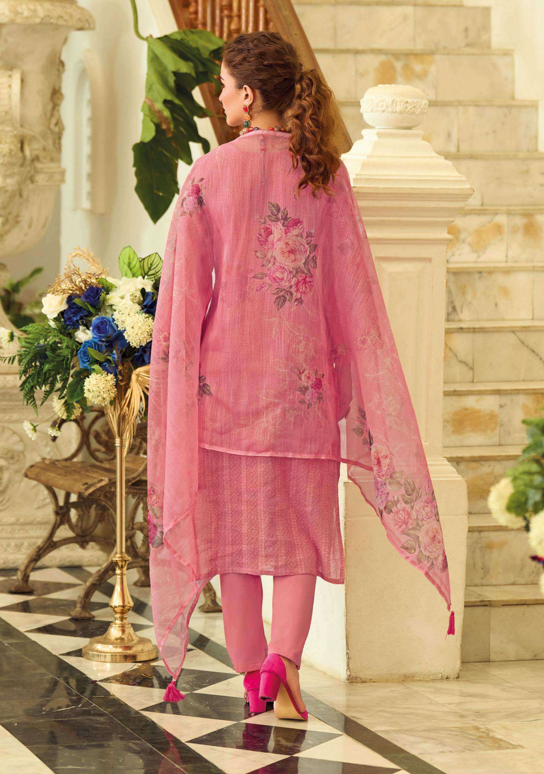 summer trends vol-2 by lady leela colors embroidery with handwork designer kurti exporter surat