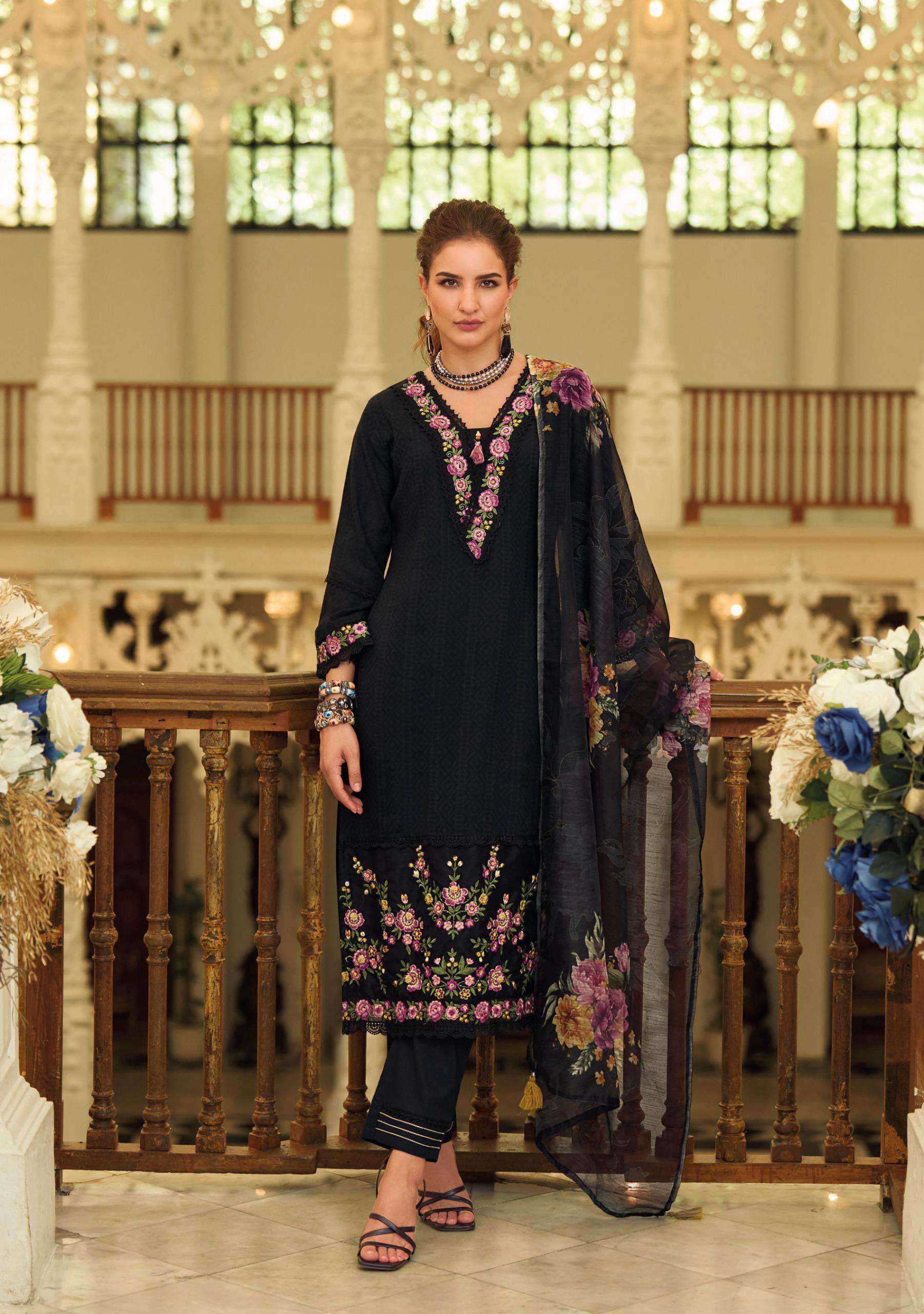 summer trends vol-2 by lady leela colors embroidery with handwork designer kurti exporter surat