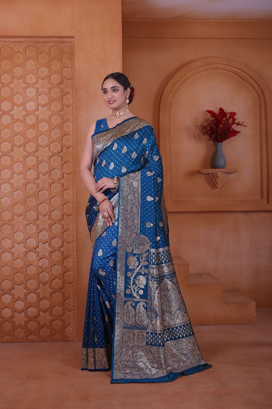 takshila by pf ethnic colors exclusive designer party wear silk saree exporter surat