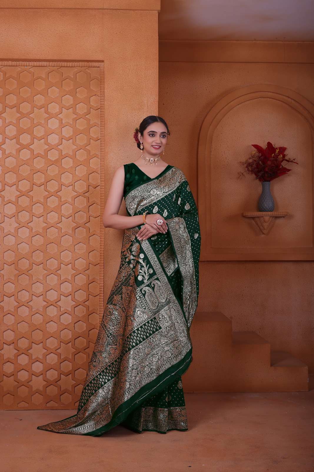 takshila by pf ethnic colors exclusive designer party wear silk saree exporter surat