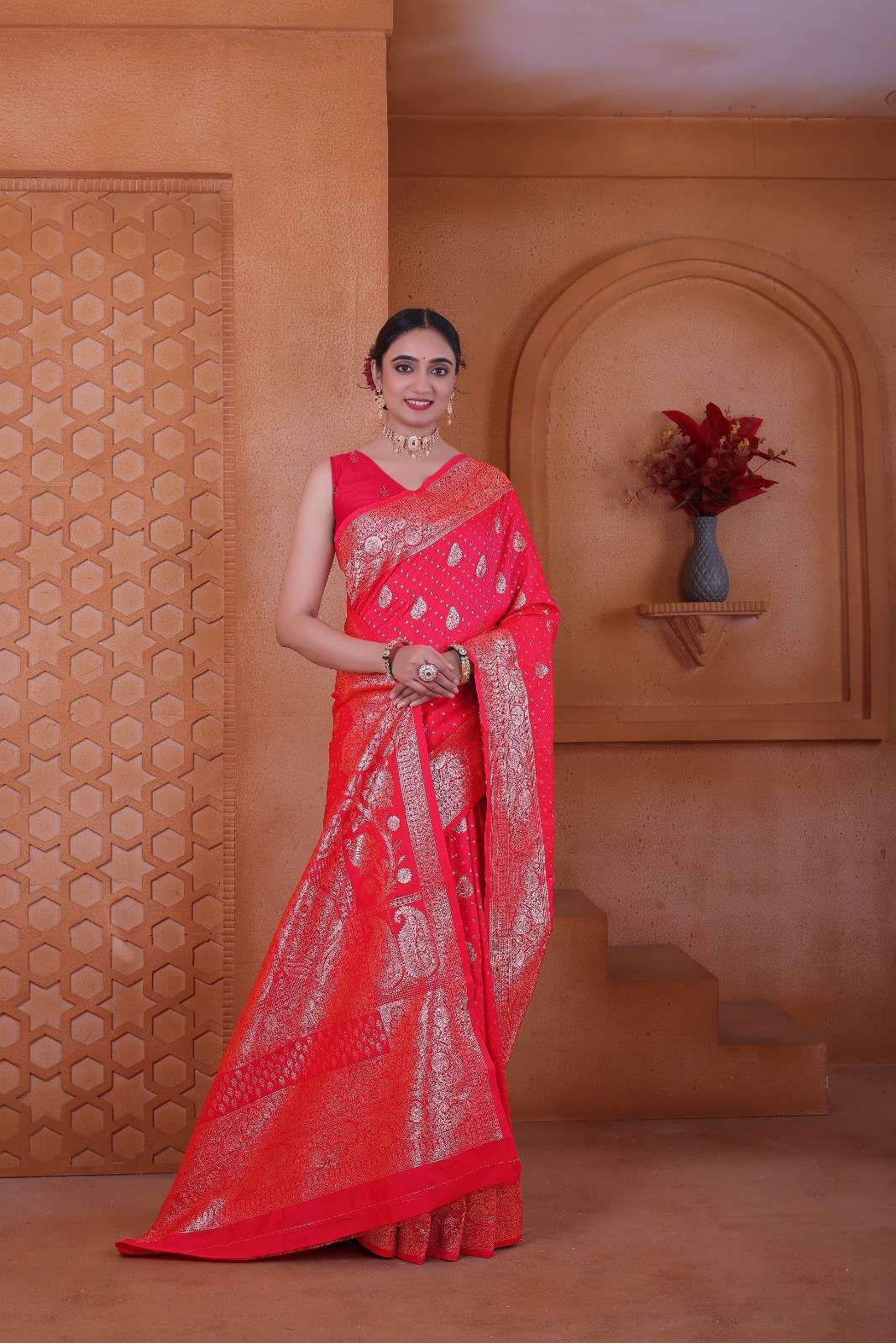 takshila by pf ethnic colors exclusive designer party wear silk saree exporter surat