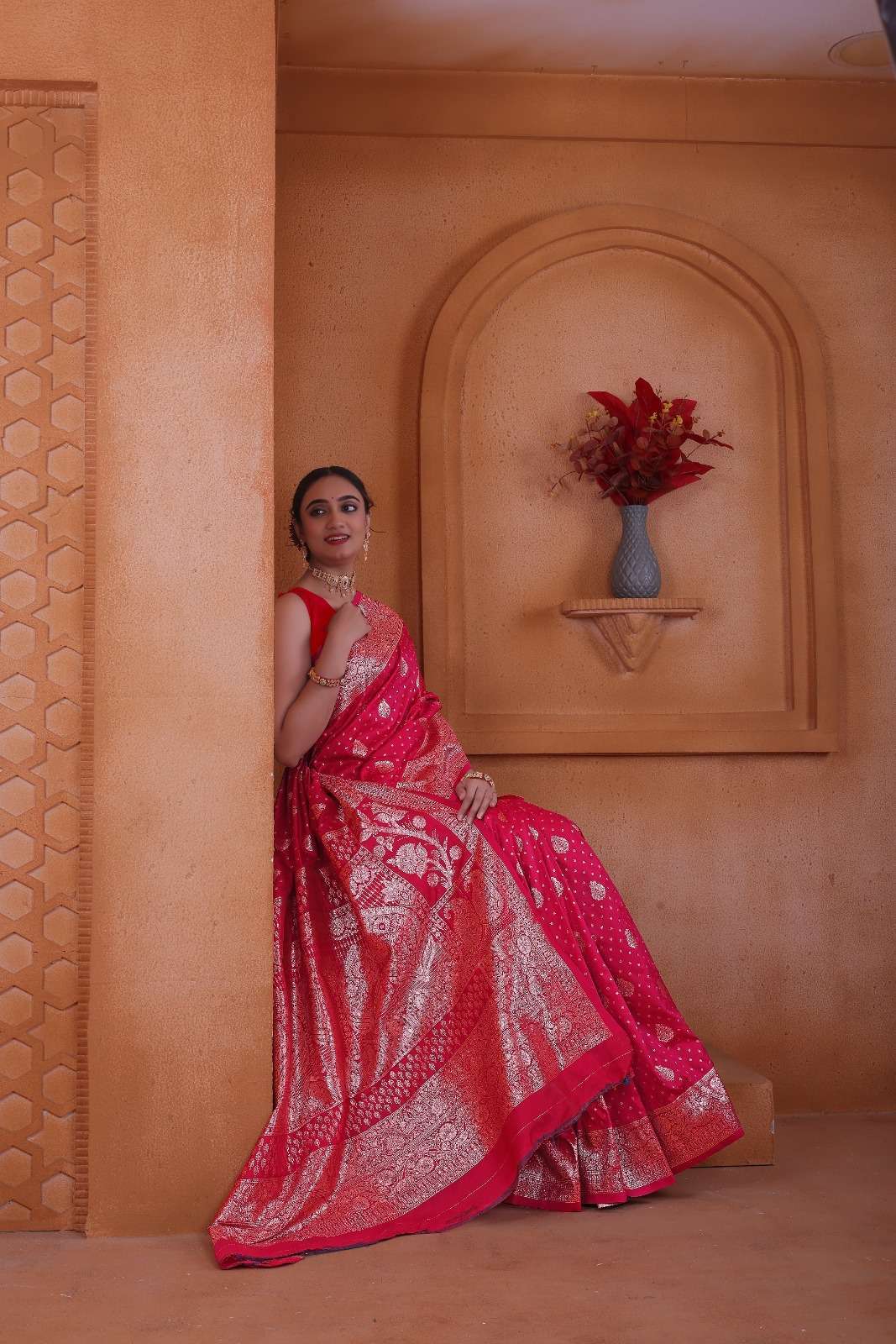 takshila by pf ethnic colors exclusive designer party wear silk saree exporter surat