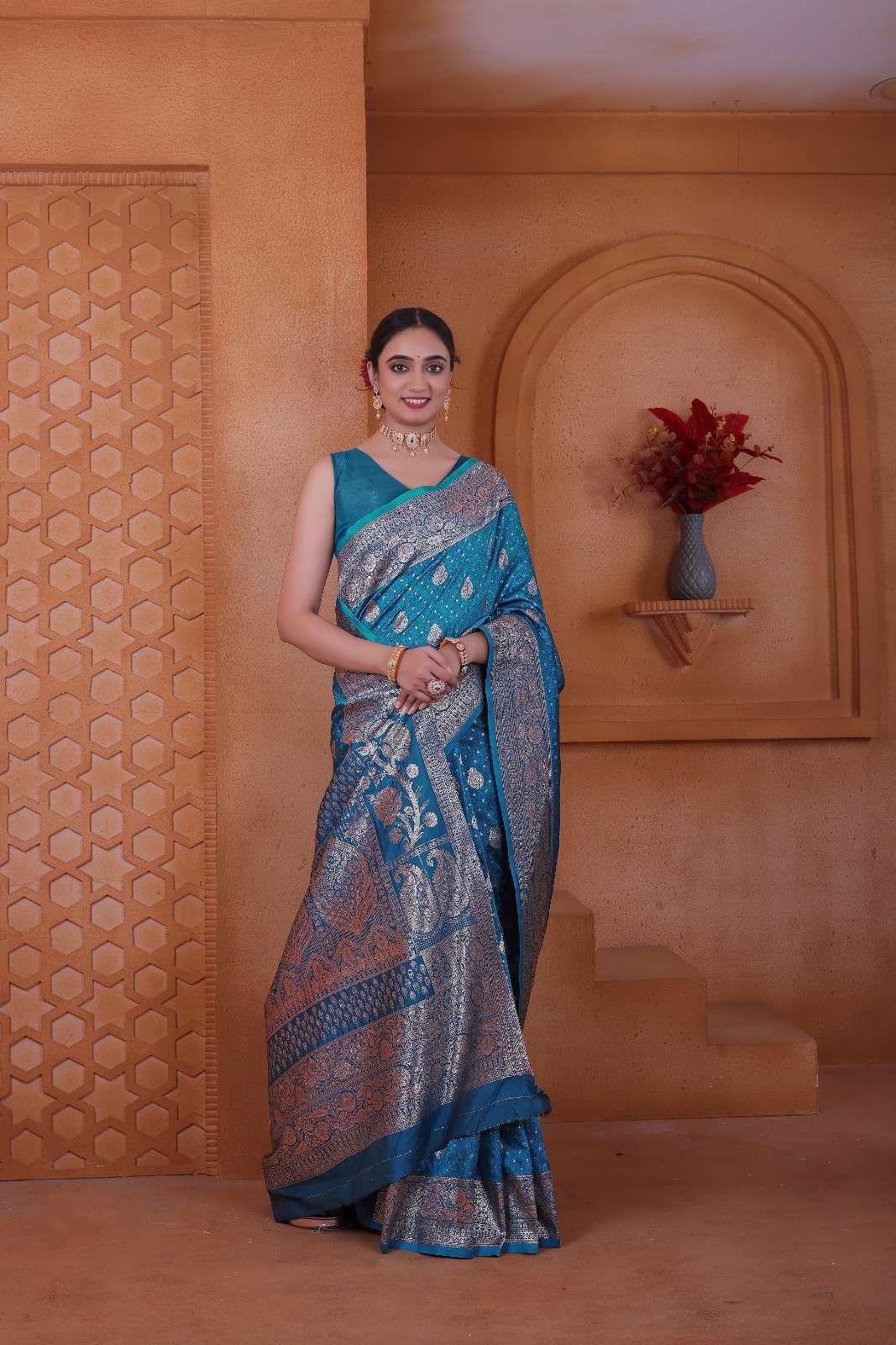 takshila by pf ethnic colors exclusive designer party wear silk saree exporter surat