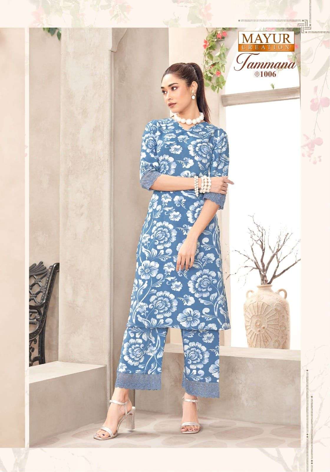 tamana vol-1 by mayur creation heavy rayon printed designer cord set supplier 