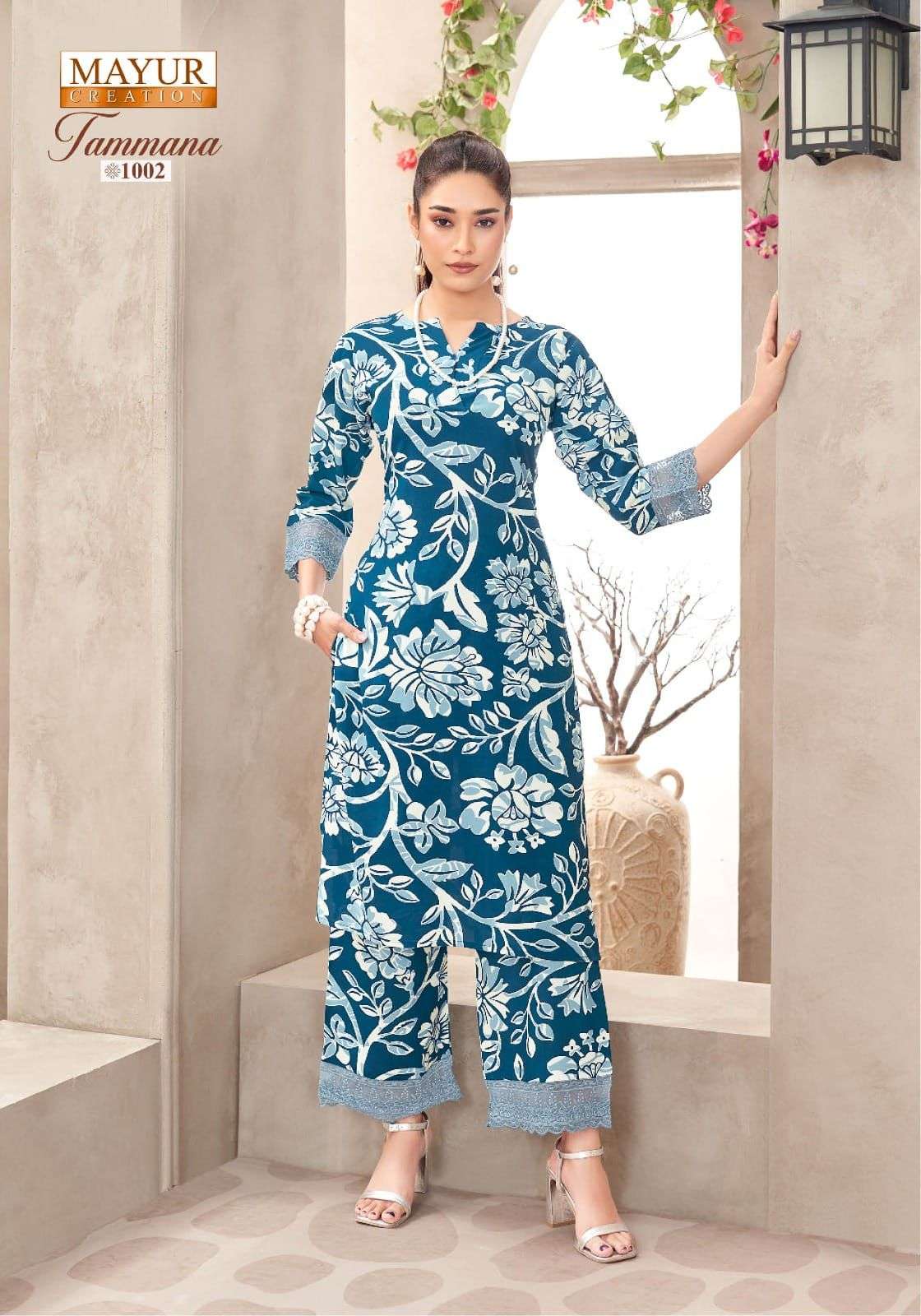 tamana vol-1 by mayur creation heavy rayon printed designer cord set supplier 