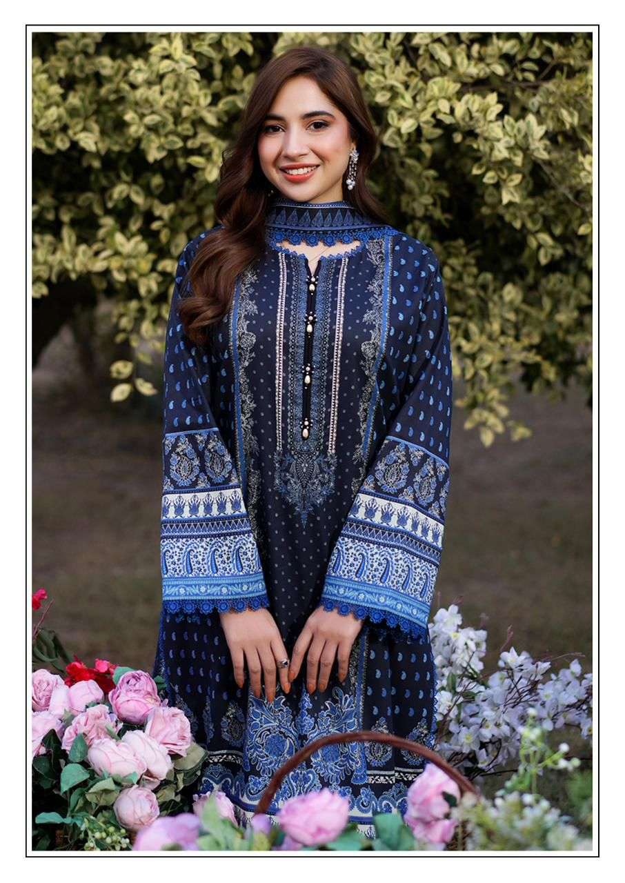 azure vol-3 by gull aahmed colors designer casual wear lawn pakistani suit supplier 