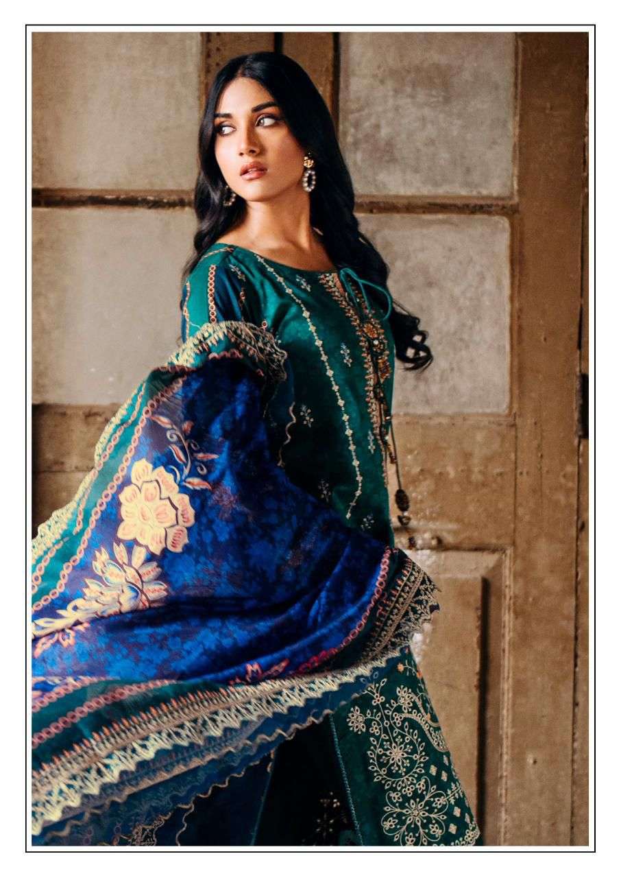 azure vol-3 by gull aahmed colors designer casual wear lawn pakistani suit supplier 