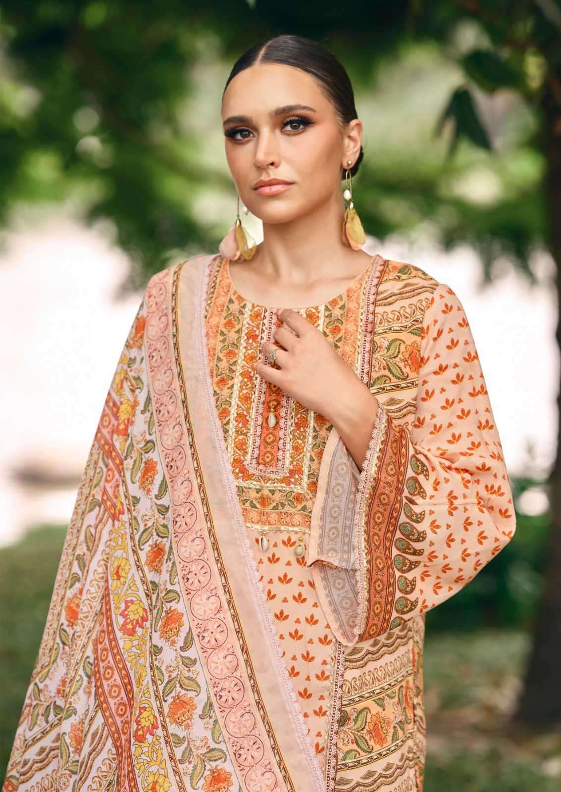 bagh edition-4 by hermitage exclusive designer casual wear salwar kameez supplier 