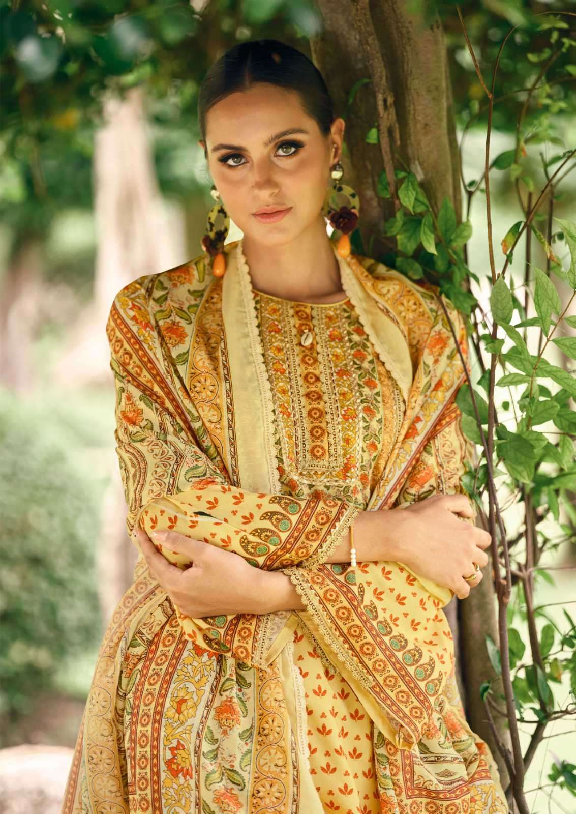 bagh edition-4 by hermitage exclusive designer casual wear salwar kameez supplier 