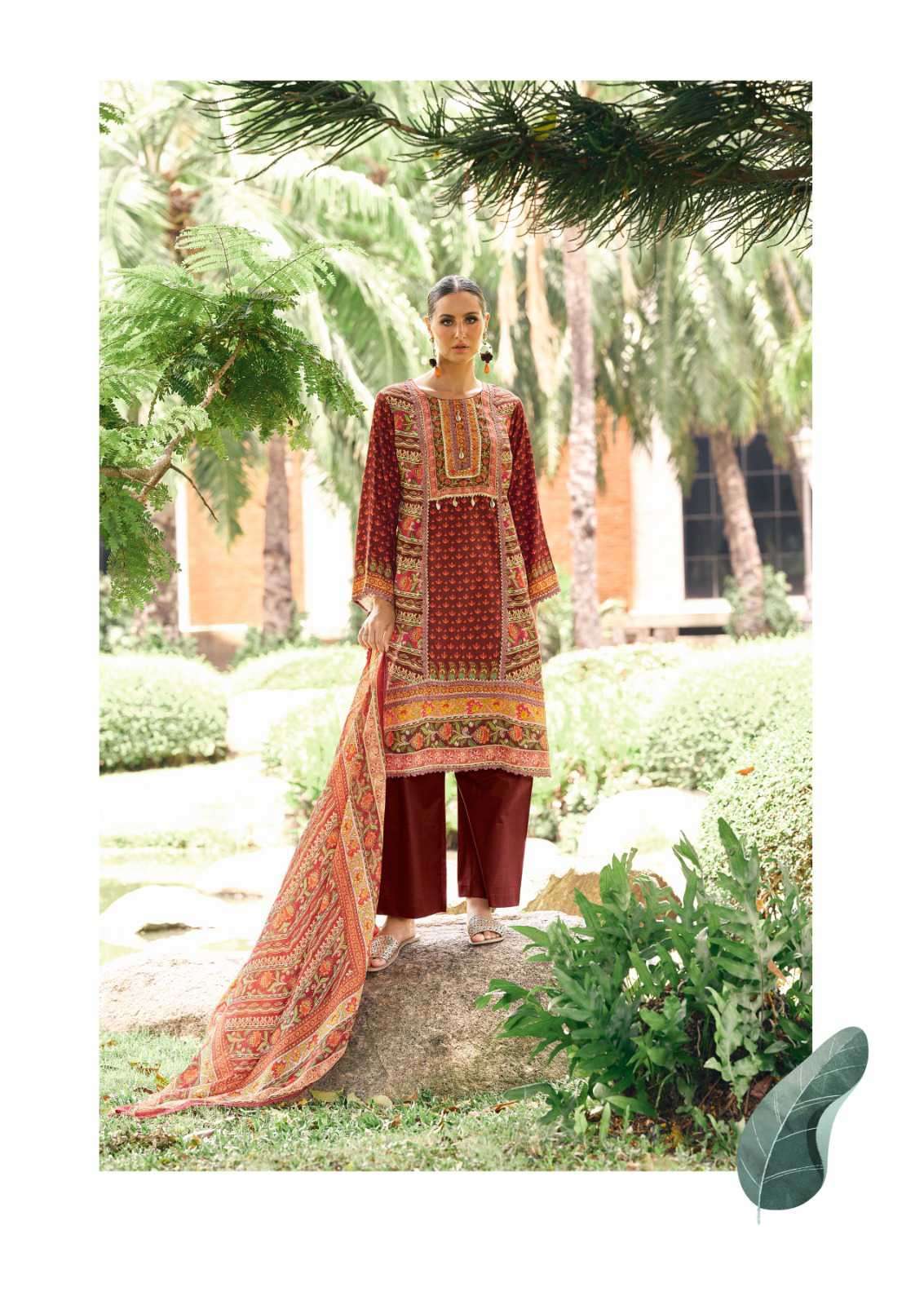 bagh edition-4 by hermitage exclusive designer casual wear salwar kameez supplier 