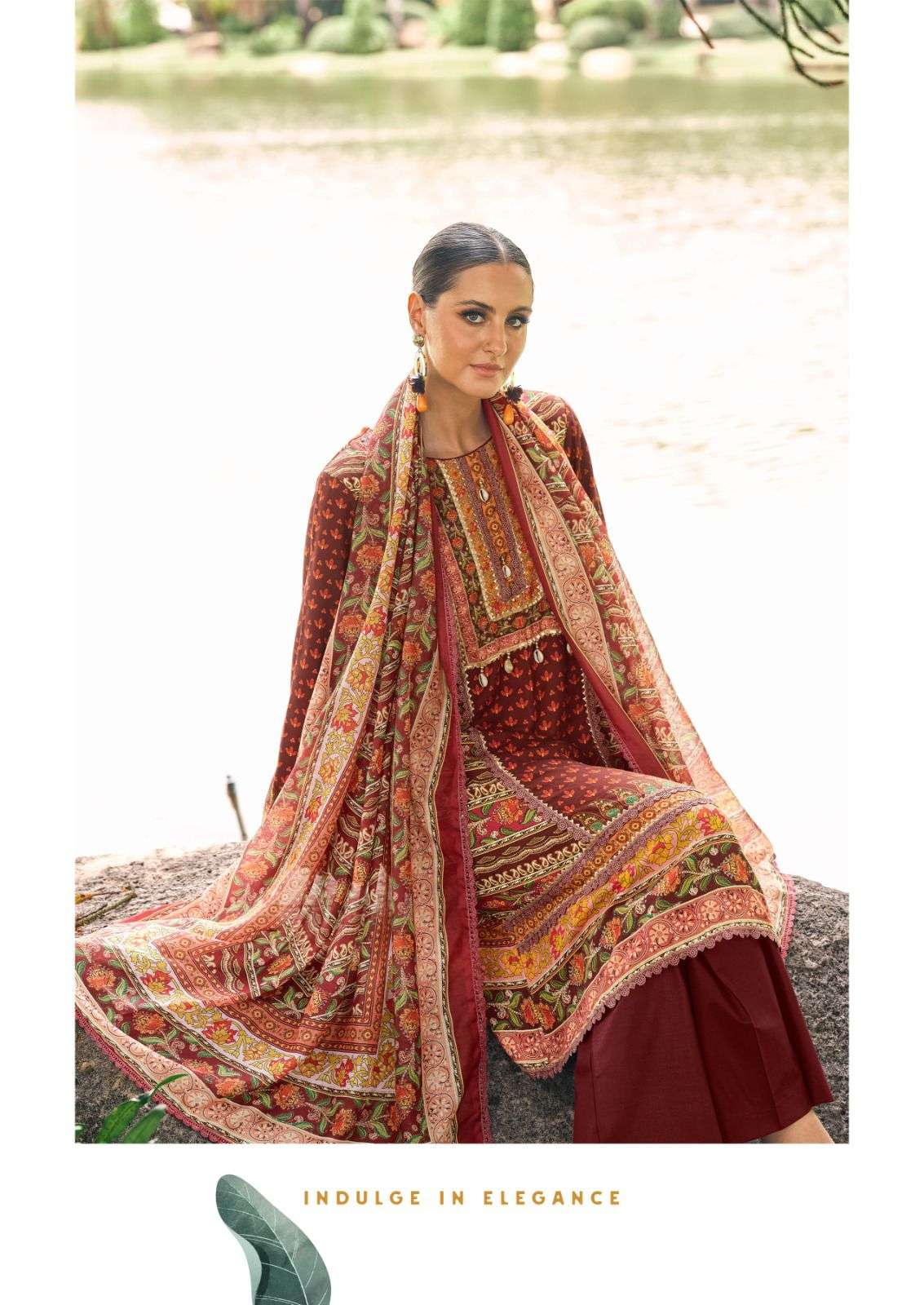 bagh vol-4 by hermitage fancy work designer lawn suit wholesaler 