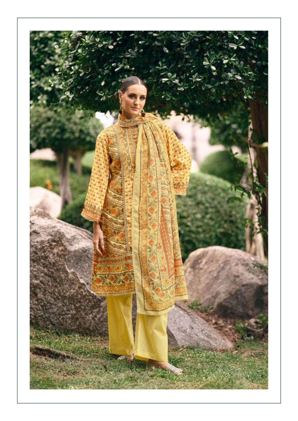 bagh vol-4 by hermitage fancy work designer lawn suit wholesaler 