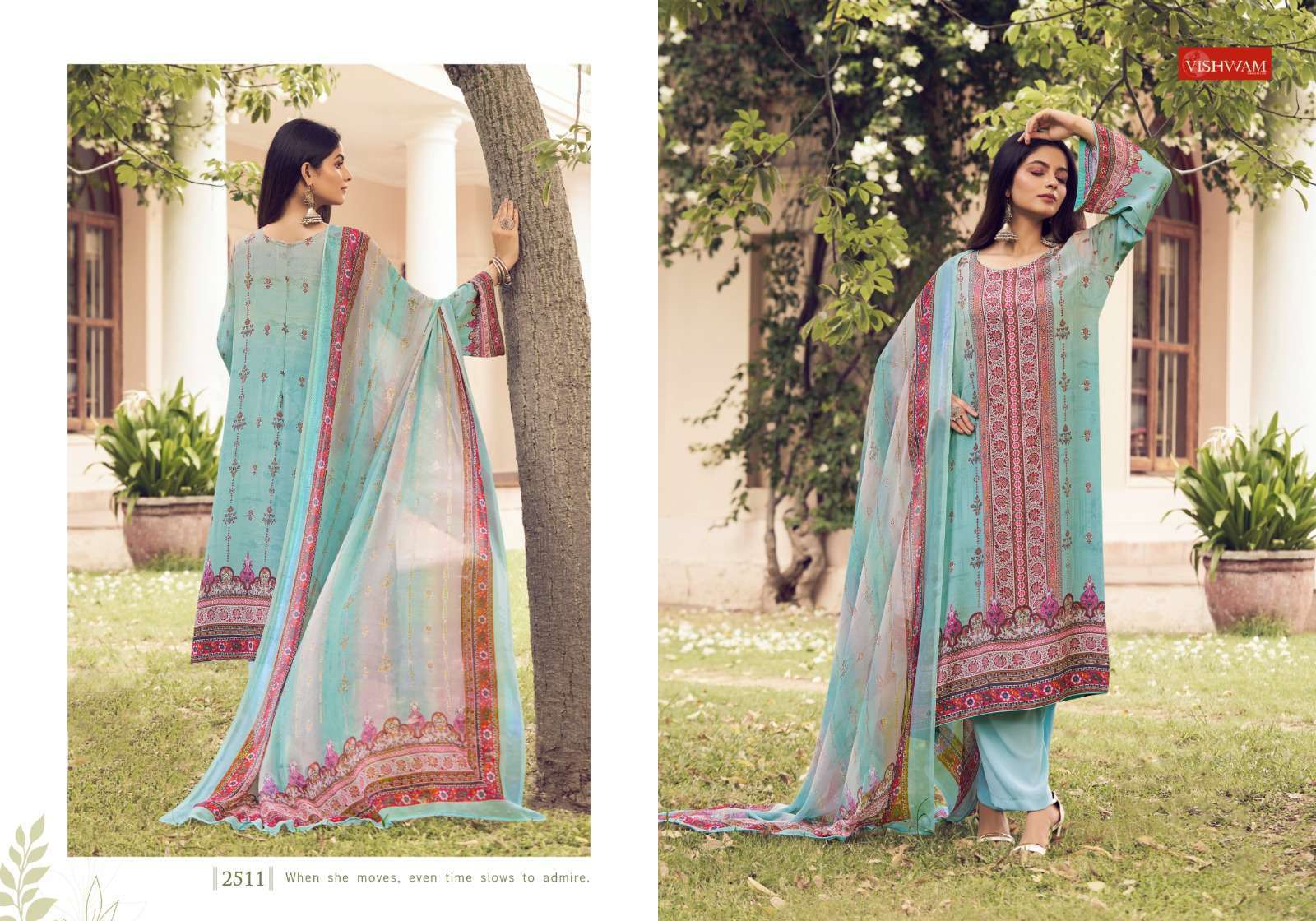 cafe latte vol-21 by vishwam colors designer casual wear salwar kameez wholesaler surat