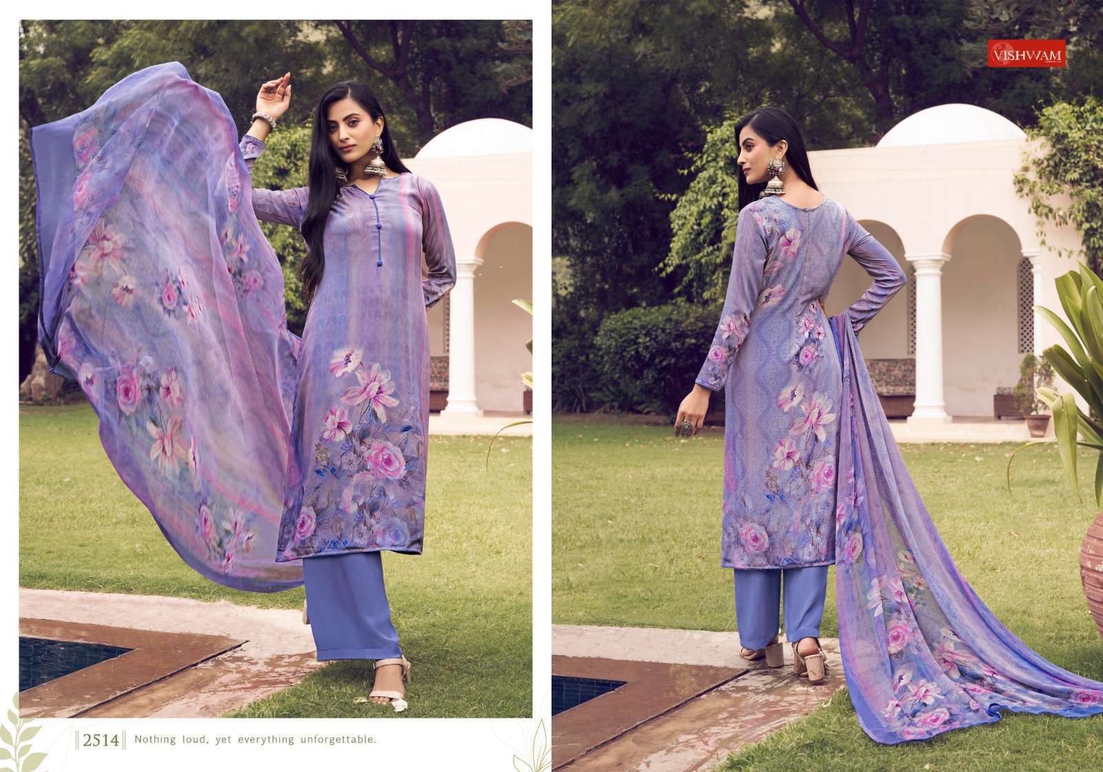 cafe latte vol-21 by vishwam colors designer casual wear salwar kameez wholesaler surat