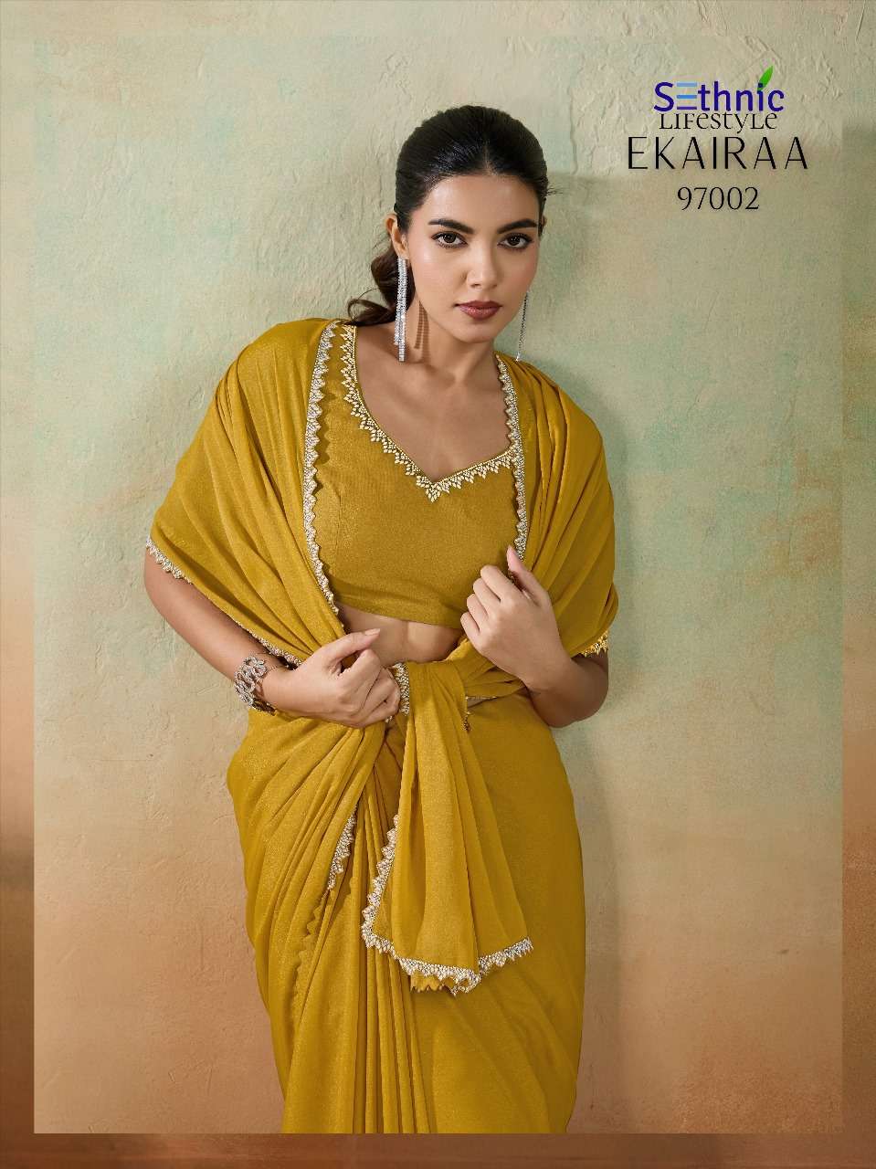 ekairaa by sethnic lifestyle colors best designer party wear saree wholesaler surat