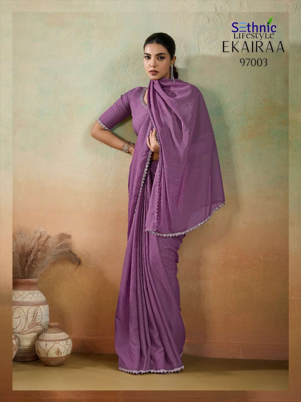 ekairaa by sethnic lifestyle colors best designer party wear saree wholesaler surat