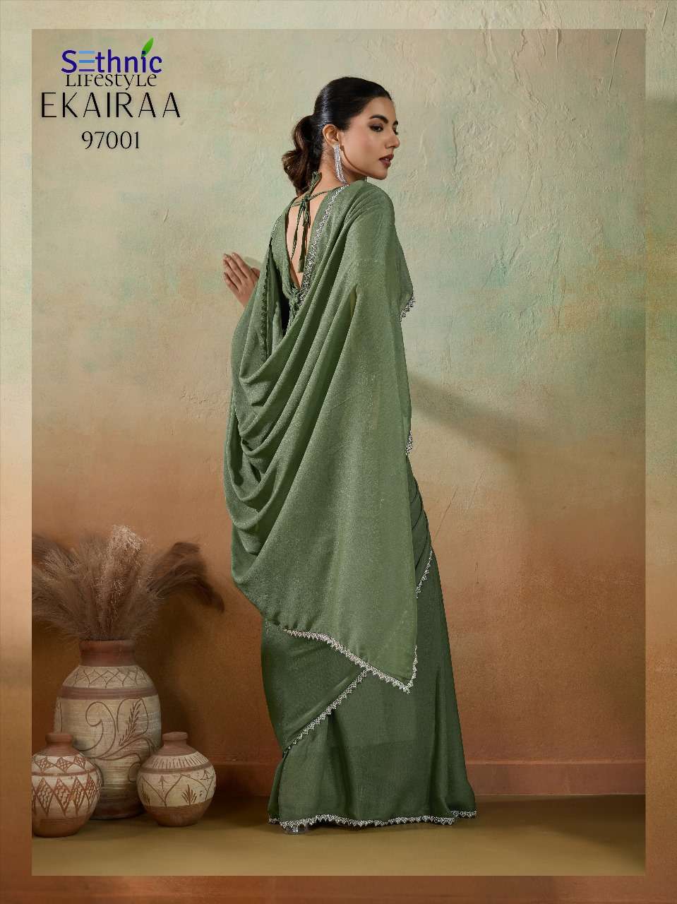 ekairaa by sethnic lifestyle colors best designer party wear saree wholesaler surat