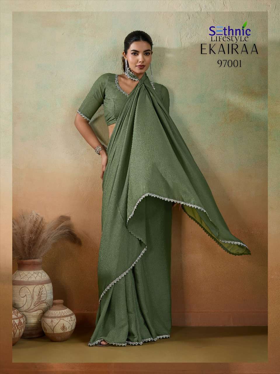 ekairaa by sethnic lifestyle colors best designer party wear saree wholesaler surat
