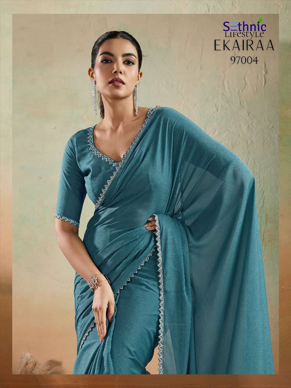 ekairaa by sethnic lifestyle colors best designer party wear saree wholesaler surat