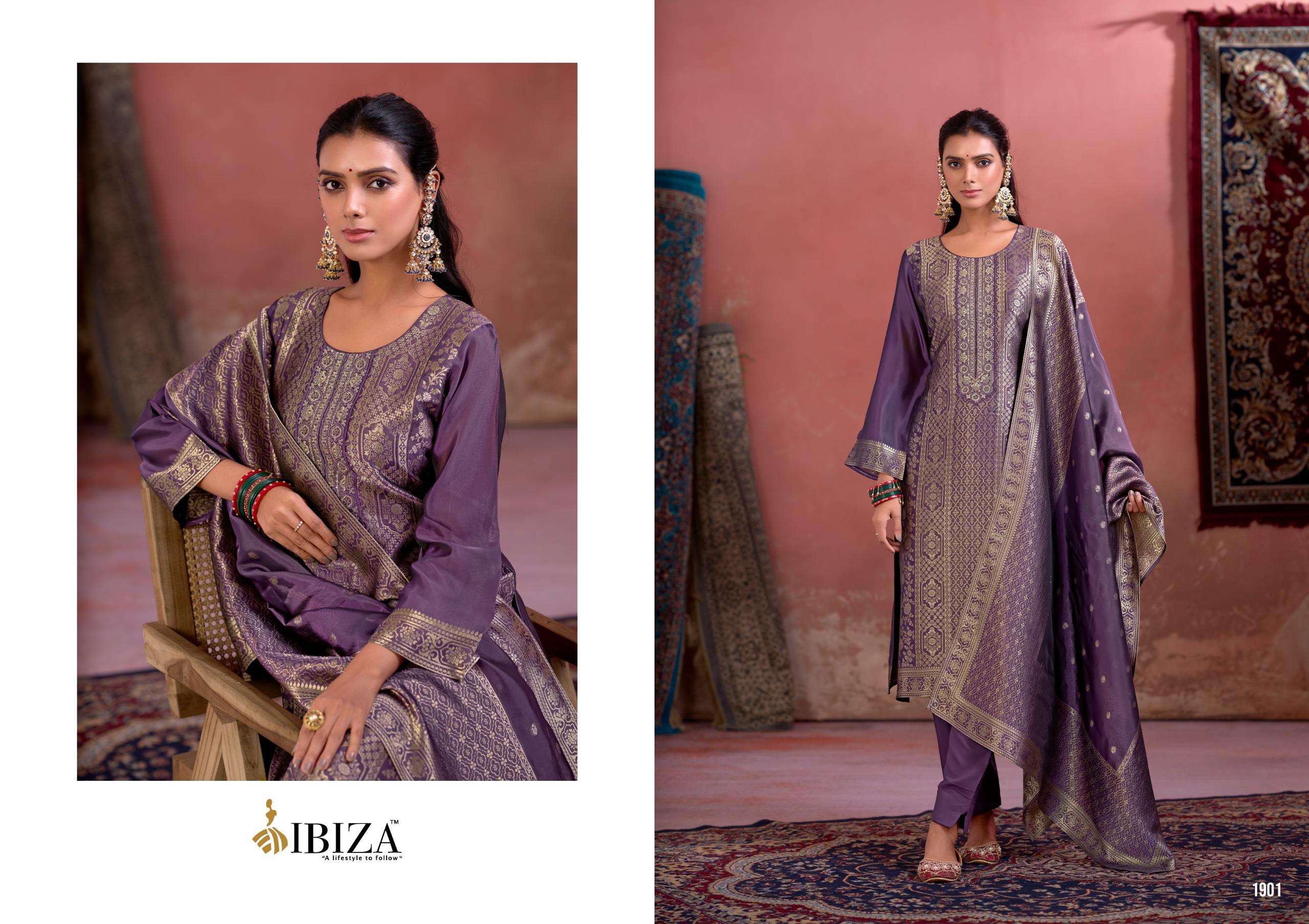 freya by ibiza colors exclusive designer embroidered banglory silk suit wholesaler 