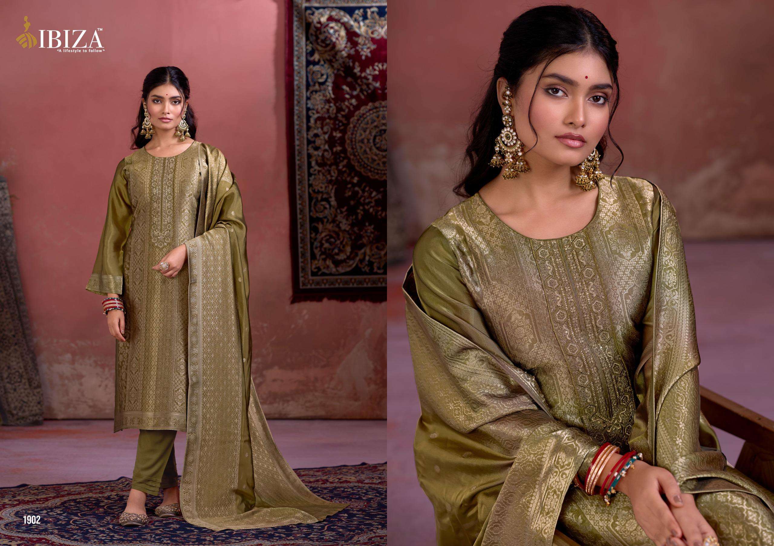 freya by ibiza colors exclusive designer embroidered banglory silk suit wholesaler 