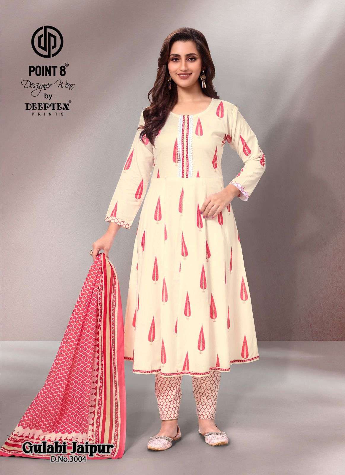 gulabi jaipur vol-3 by deeptex colors casual wear cotton anarkali style collection surat